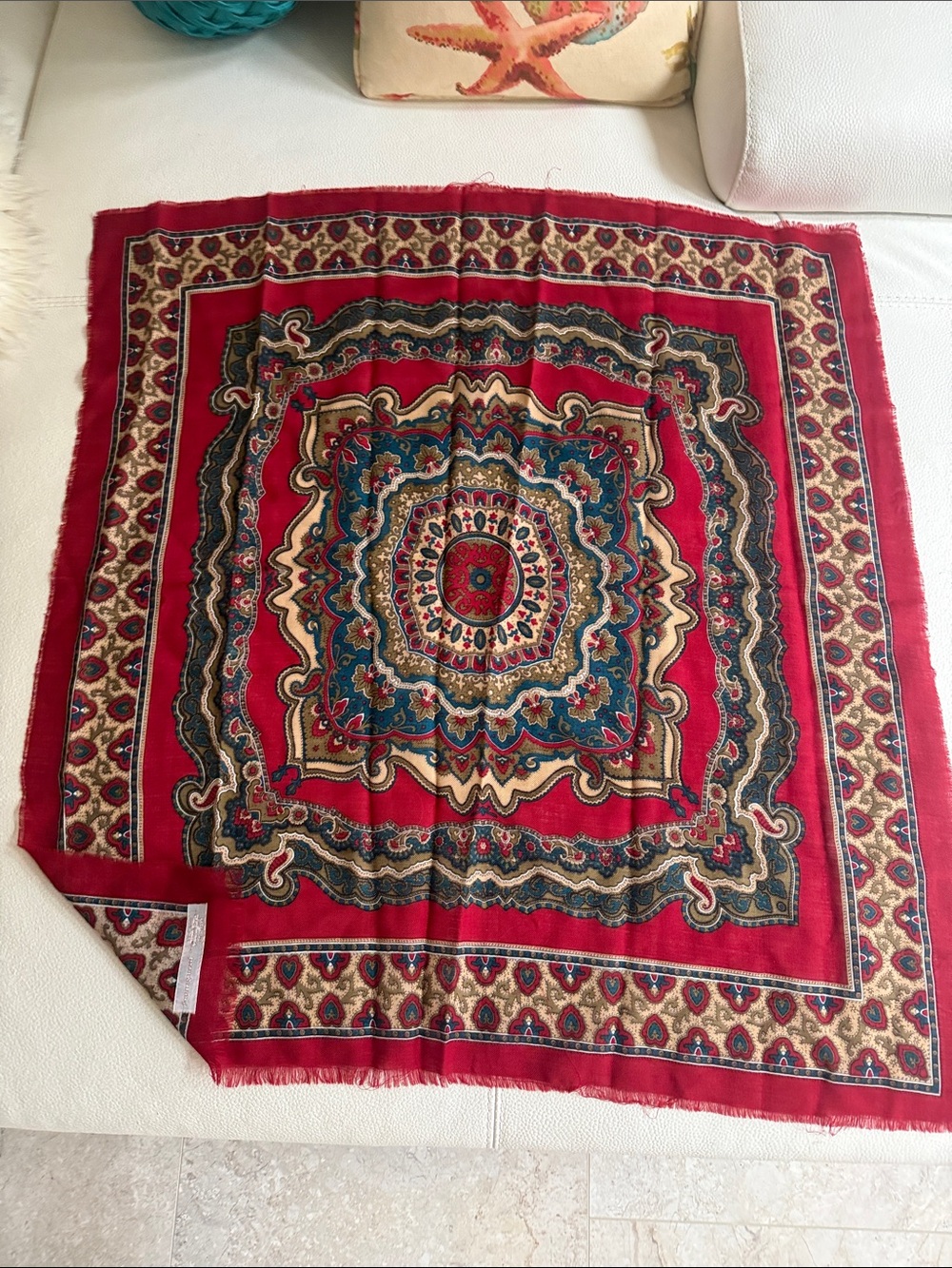 Vintage Narragansett 100% Wool Scarf Japan